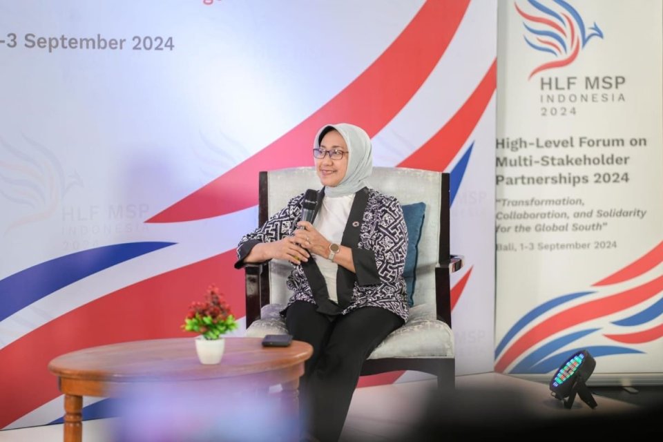 Indonesia menegaskan pentingnya kemitraan multipihak untuk mempercepat capaian Tujuan Pembangunan Berkelanjutan(TPB)/Sustainable Development Goals (TPB/SDGs) di Indonesia dan negara-negara berkembang lain. Hal itu disampaikan Deputi Bidang Kemaritiman dan