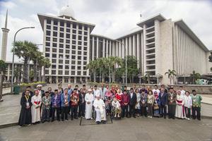 Paus Fransiskus kunjungi Masjid Istiqlal