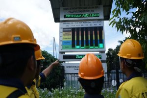 Alat pengukur kualitas udara dari GreenTeams