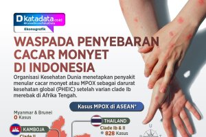 INFOGRAFIK: Waspada Penyebaran Cacar Monyet di Indonesia