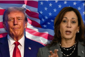 Donald Trump dan Kamala Harris