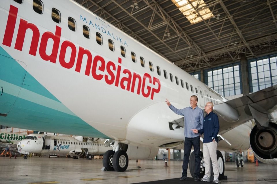 Garuda Indonesia menjadi official airline MotoGP Indonesia Granprix 2024 yang diselenggarakan pada 27-29 September 2029 di Sirkuit Mandalika, Lombok.