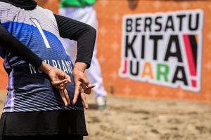 PON XXI Aceh-Sumut: Final voli pantai putri