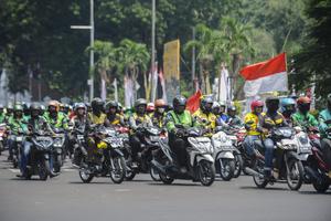 Pengemudi ojek online di Banten tuntut penyesuaian tarif