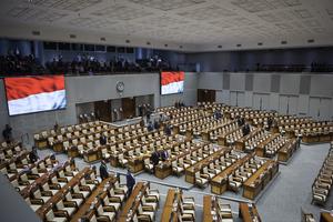 Suasana Rapat Paripurna DPR