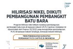 Hilirisasi Nikel Masih Diikuti Pembangunan Pembangkit Batu Bara