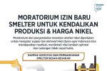 Moratorium Izin Baru Smelter untuk Kendalikan Produksi dan Harga Nikel