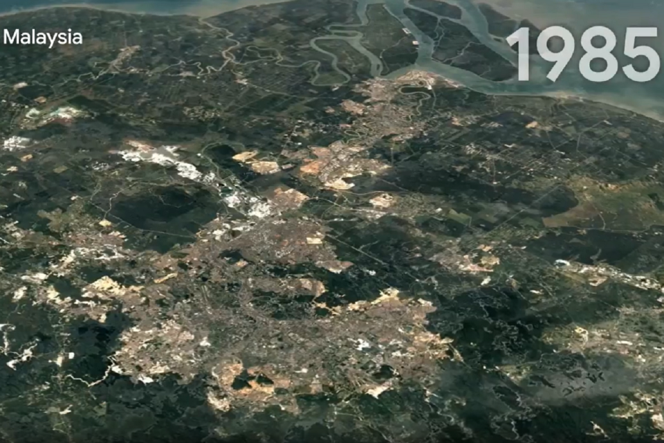 Tampilan Google Earth, 