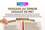 INFOGRAFIK: Mengapa UU Tipikor Digugat ke MK?