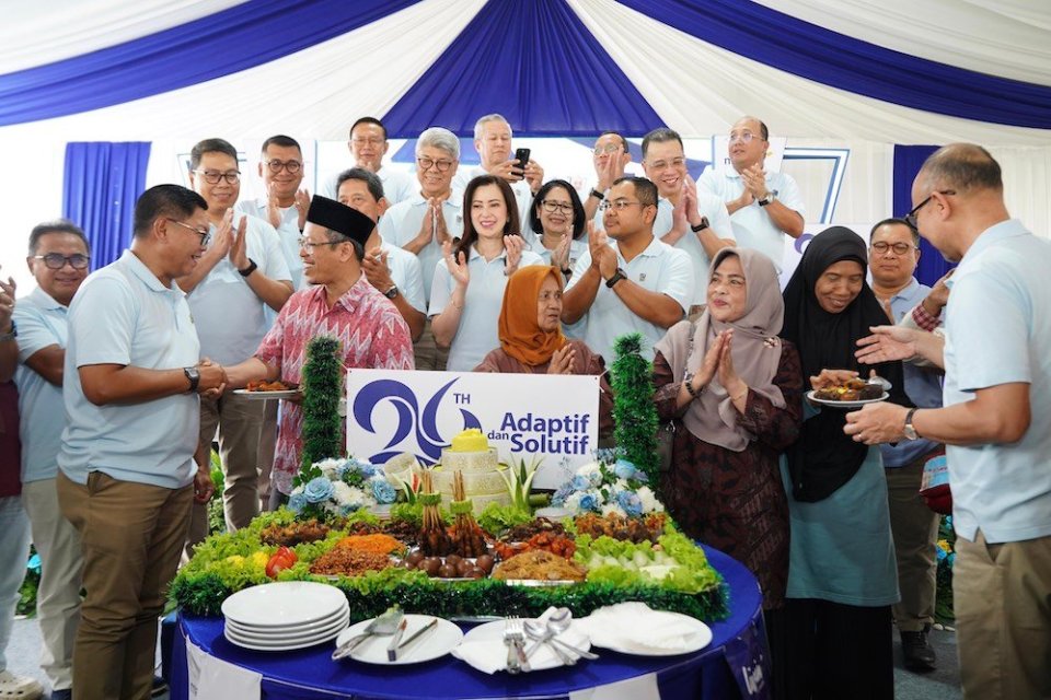 Pangan murah HUT ke-26 Bank Mandiri.