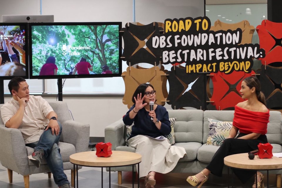 Diskusi Road To DBS Foundation Bestari Festival: Impact Beyond. 