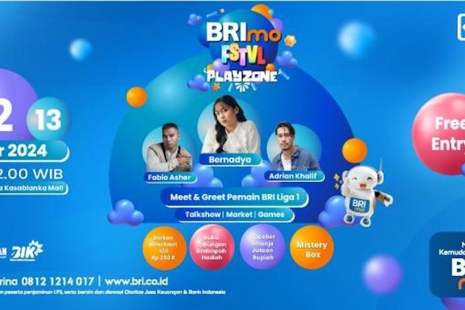 PT Bank Rakyat Indonesia (Persero) Tbk kembali menggelar program BRImo FSTVL di tahun 2024. 