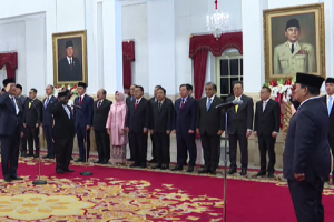 Pelantikan Kabinet Merah Putih