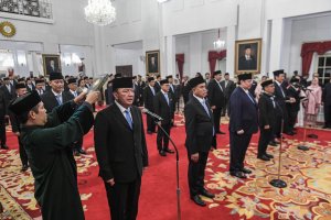 Pelantikan Menteri Kabinet Merah Putih