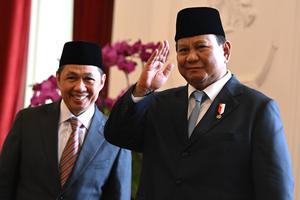 Presiden Prabowo menerima tamu negara