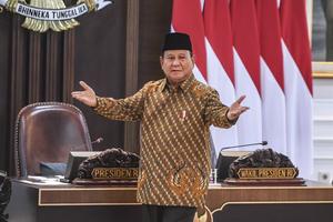 Sidang kabinet paripurna perdana Kabinet Merah Putih