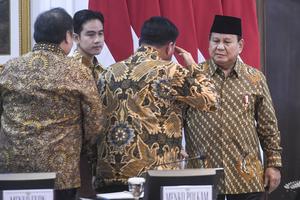 Sidang kabinet paripurna perdana Kabinet Merah Putih