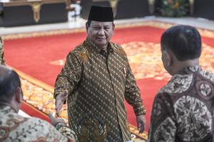 Sidang kabinet paripurna perdana Kabinet Merah Putih