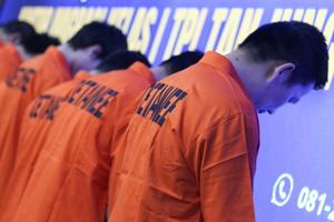 Rilis pendeportasian WNA terduga pelaku penipuan daring