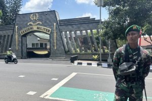Suasana di Akademi Militer Magelang jelang kedatangan Kabinet Merah Putih, Kamis (24/10)