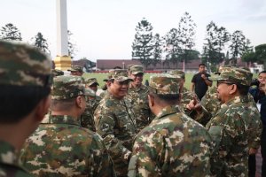 Presiden Prabowo Subianto di acara Retreat Kabinet Merah Putih. Foto: Tim Media Prabowo