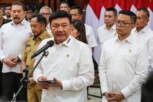 Rapat pembentukan desk di Kemenko Polkam