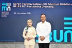 Serah terima jabatan Dirut Pertamina