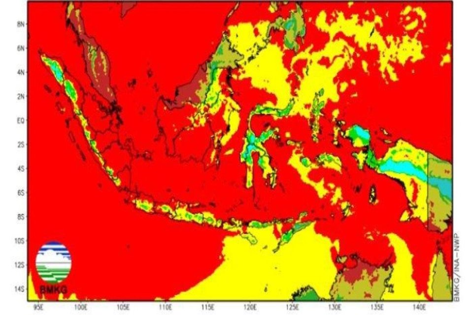 Wilayah yang Mengalami Panas tinggi di 2025