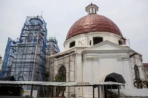 Rehabilitasi bangunan cagar budaya Gereja Blenduk Semarang
