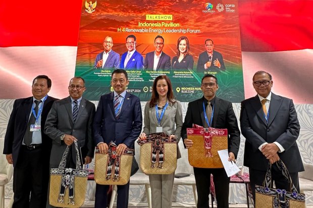 Wakil Direktur Utama Alexandra Askandar usai pemaparan materi EBT di COP29 