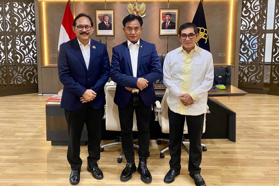 Pengurus Kadin temui Menko Yusril