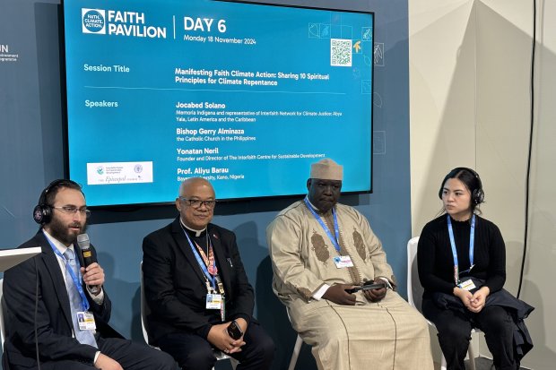 Faith Pavilion di COP29, Baku, Azerbaijan.