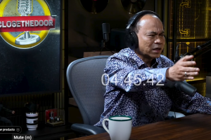 Menteri Koperasi Budi Arie Setiadi dalam acara podcast Close The Door
