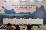 PT Timah Tbk (TINS) menyampaikan keinginan untuk memberi dividen tahun buku 2024 untuk pemegang saham, Jumat (22/11).