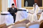 Presiden Prabowo Subianto bersama Presiden Persatuan Emirat Arab (PEA) Sheikh Mohamed bin Zayed Al Nahyan (MBZ) 