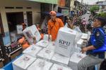 Distribusi logistik Pilkada di Jakarta