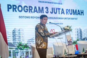 Dialog percepatan penyaluran tiga juta rumah