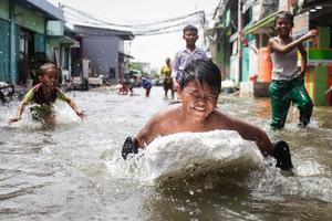 Banjir rob kembali melanda Jakarta Utara