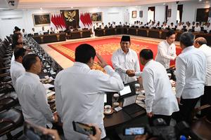 Presiden Prabowo pimpin Sidang Kabinet Paripurna