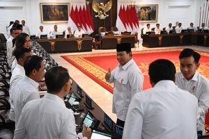 Presiden Prabowo pimpin Sidang Kabinet Paripurna