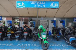 Realisasi capaian SPKLU di Indonesia pada 2024