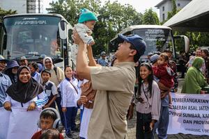 Pemberangkatan transmigran asal Jateng, DIY, dan Jatim