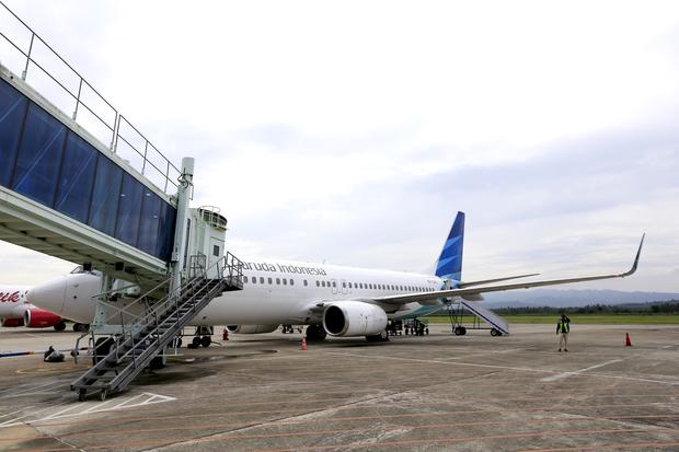 Jumlah penumpang angkutan udara di Gorontalo