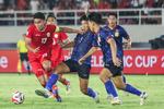 Timnas Indonesia melawan Laos