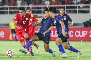 Timnas Indonesia melawan Laos