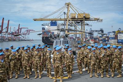 Satgas MTF TNI Konga XXVIII-P/UNIFIL menuju Lebanon