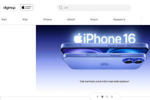 iPhone 16 di laman Digimap