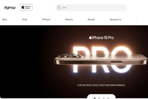 iPhone 16 di laman Digimap