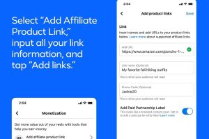 Fitur link produk di Instagram dan Facebook