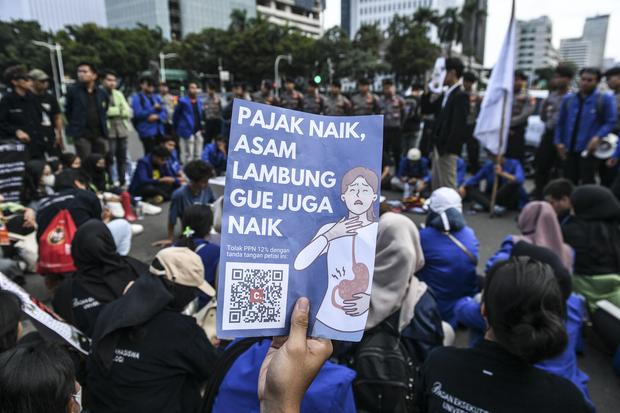 Aksi mahasiswa tolak kenaikan PPN 12 persen